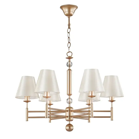 Подвесная люстра Crystal Lux FLAVIO SP6 GOLD, фото 